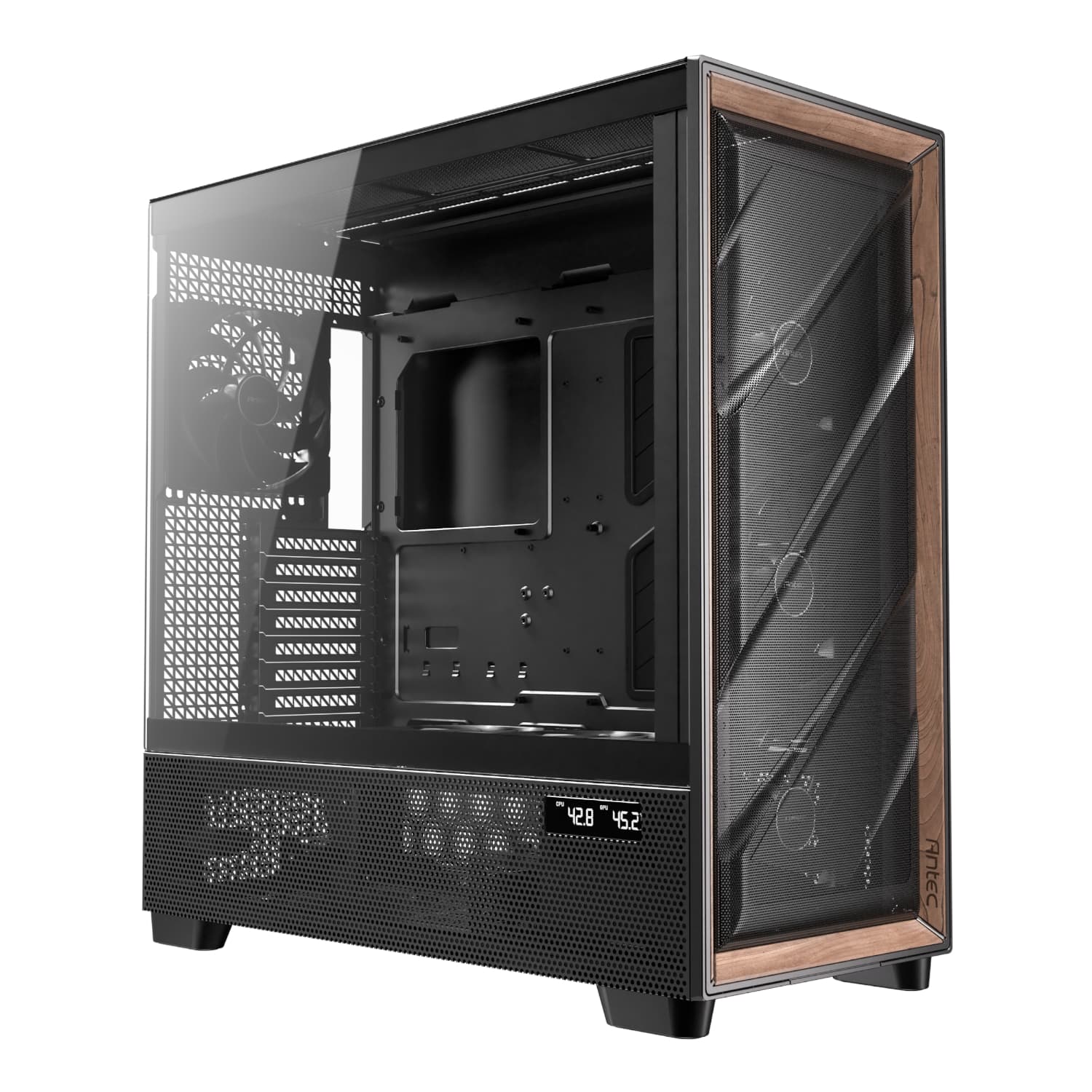 Antec FLUX PRO E-ATX Full Tower Gaming Chassis – Black