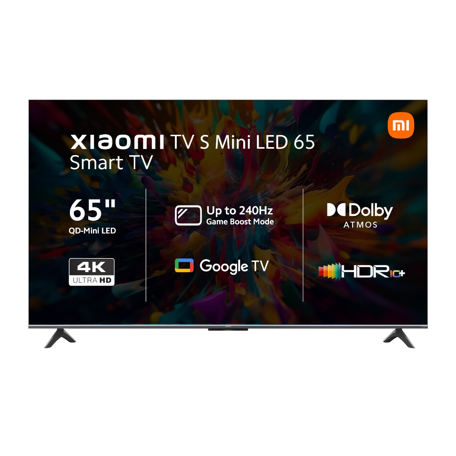 Xiaomi S 65" Mini LED 4K Smart TV (HDR10+, Google TV, Dolby Atmos, 144Hz)