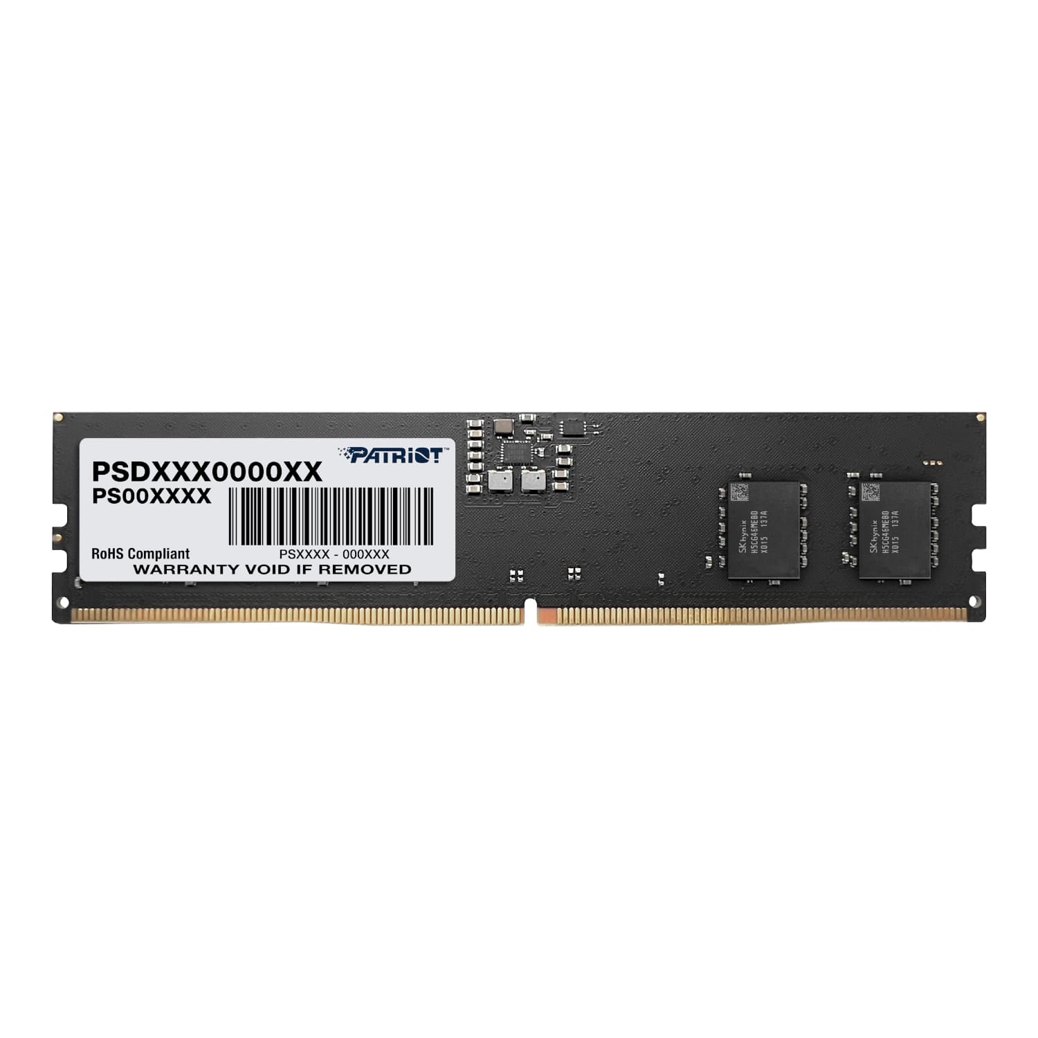Patriot Signature Line 16GB 4800MHz DDR5 UDIMM Desktop Memory